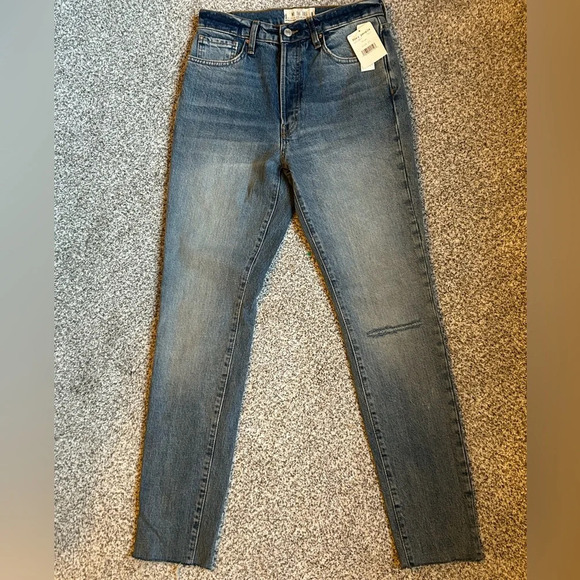 NWT Free People We The Free Stella High Rise Distressed Skinny Jeans Womens 27 - Picture 4 of 9